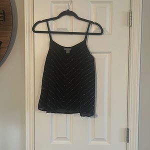 Black sheer tank